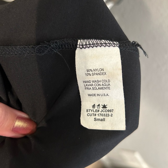 GoJane Black Dress with Mesh Top - Picture 2 of 7